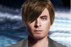 Принаряди Зака Ефрона - Zac Efron dressup makeup